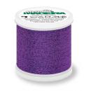 Spule Madeira Metallic Sparkling Stickgarn in Violett, Farbcode 012